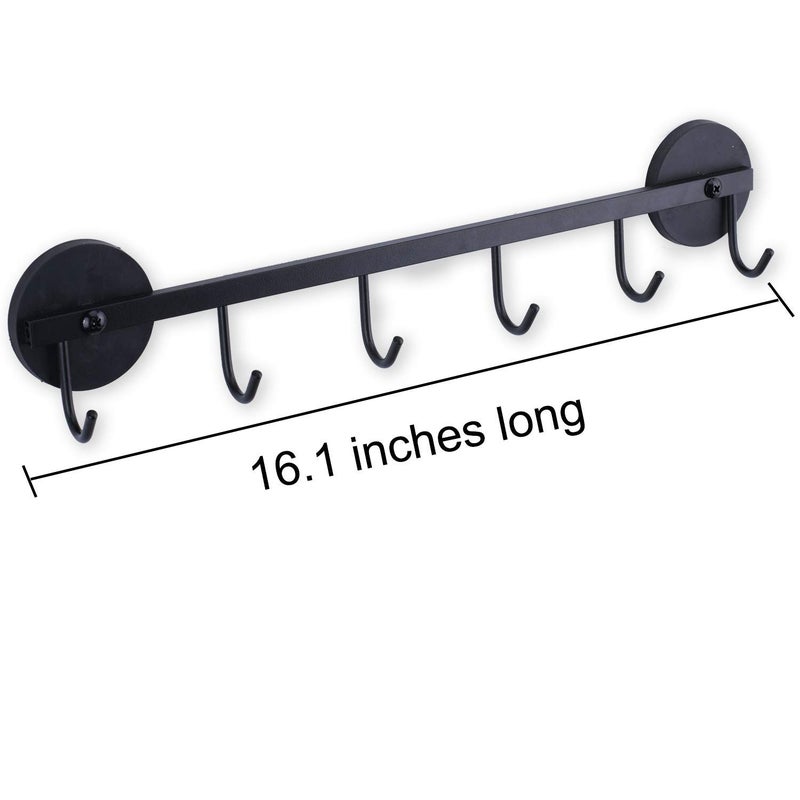 LEVOSHUA 6 Hooks Magnetic Utensil Holder Untensil Rack Tool Hanger Organizer for Refrigerator, Metal Cabinet, Metal Stove, Grill, BBQ - Image 4